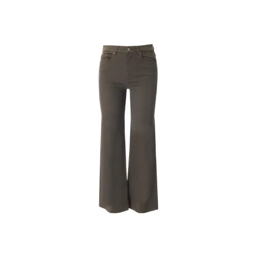 FABIANA FILIPPI FW22 Джинсы Женские Коричневый