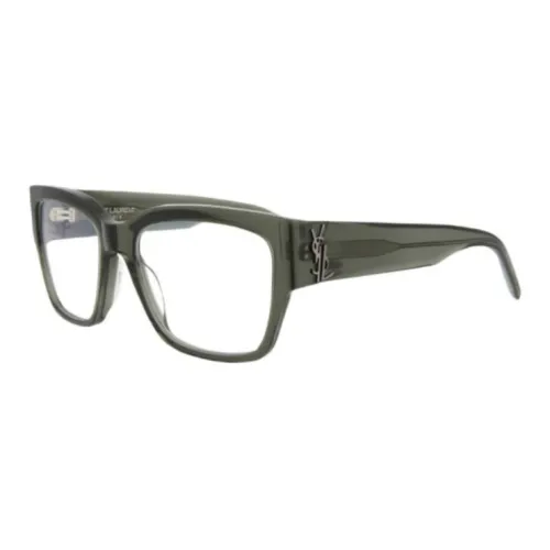 SAINT LAURENT Квадратные Оправы для Очков Мужские Зеленые