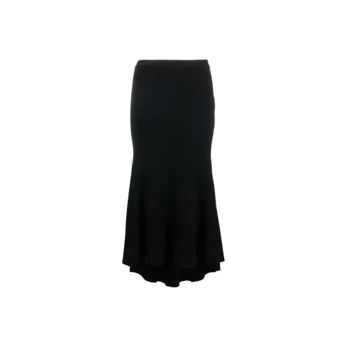 BALENCIAGA Черные Женские Вязаные Длинные Юбки