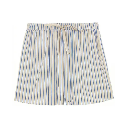 COS Синие полосы Женские Повседневные шорты