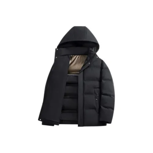 KRISTALIA Хлопковый пуховик унисекс черного цвета