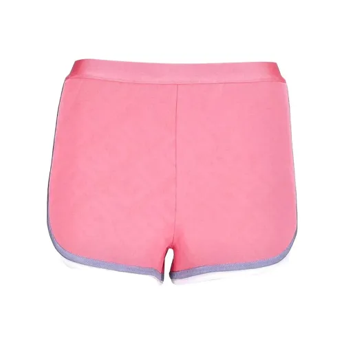 FENDI Повседневные шорты Женские Розовые