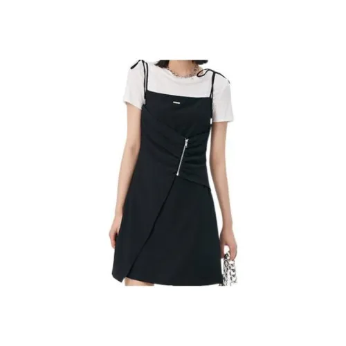 LOFT SHINE SS22 Slip Платье Женское Черное