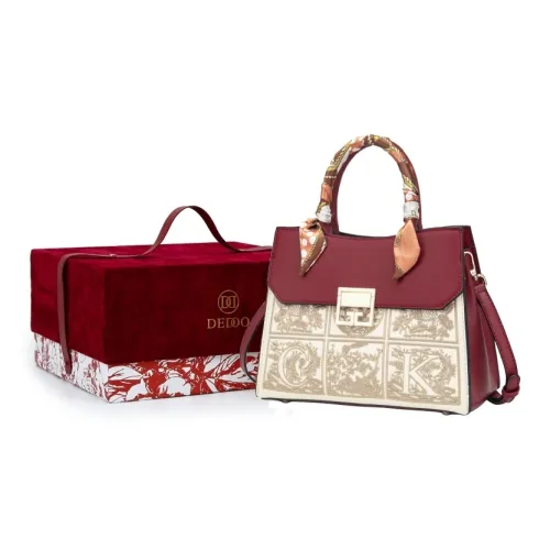 DEDOO ПУ (полиуретан) Сумка через плечо среднего размера Женская Белая