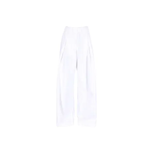 DRIES VAN NOTEN Белые Женские Повседневные Брюки