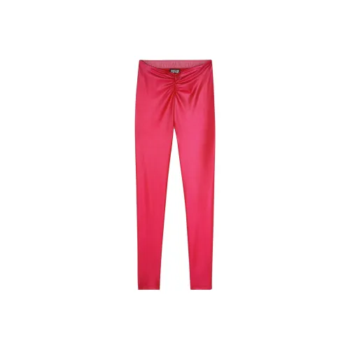 VERSACE Розовые Женские Леггинсы