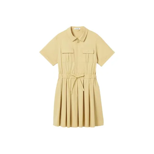 LACOSTE Женские Платья с Коротким Рукавом