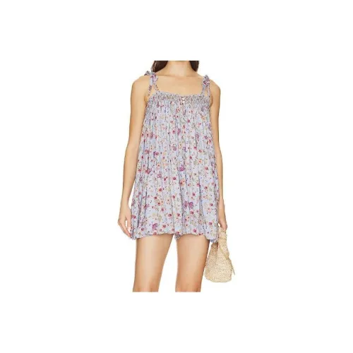 FREE PEOPLE Многоцветные Женские Слиплатья