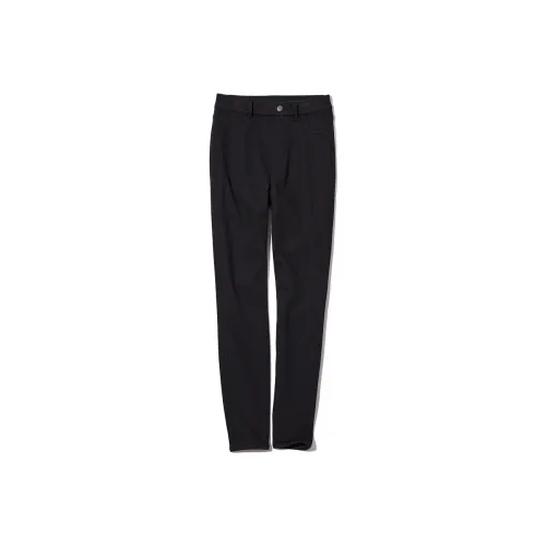 UNIQLO Черные Женские Костюмные Брюки