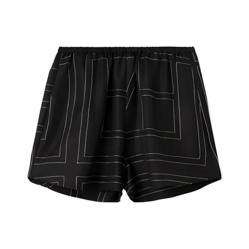 TOTEME Черные Женские Повседневные Шорты