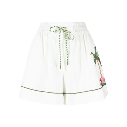 Zimmermann Белые Женские Повседневные Шорты