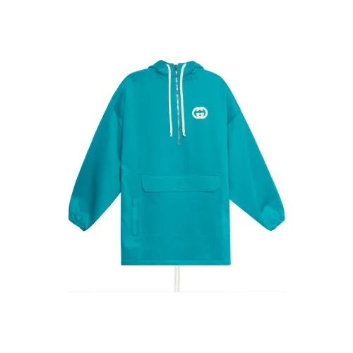 GUCCI SS22 Длинное платье с длинными рукавами женское циановый