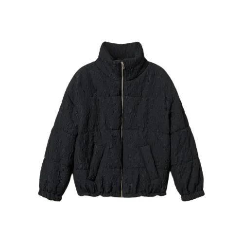 TWINSET Milano Хлопковый пуховик женский черный