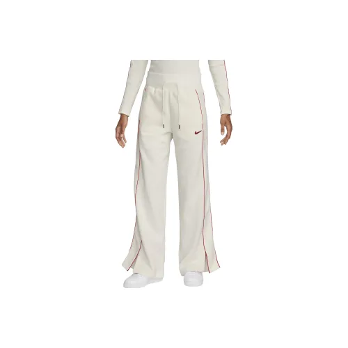 nike Sportswear Phoenix Fleece Вязаные Тренировочные Штаны Женские Белые