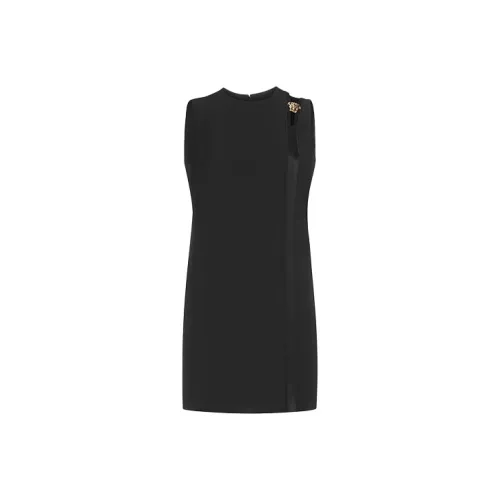 VERSACE Без рукавов Платье Женское Черное