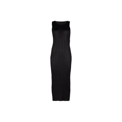 PLEATS PLEASE ISSEY MIYAKE SS23 Без рукавов Платье Женское Черное