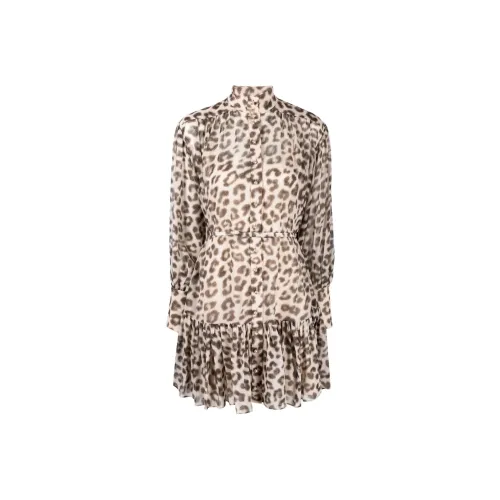 Zimmermann SS22 Длинное Платье с Длинными Рукавами Женское