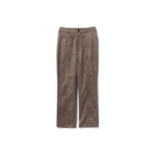 BEAMS Япония Кожаные Штаны Женские Коричневые