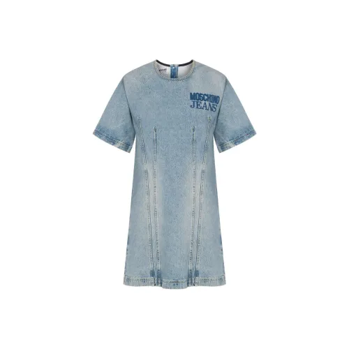 MOSCHINO Blue Женские Короткие Платья с Рукавами