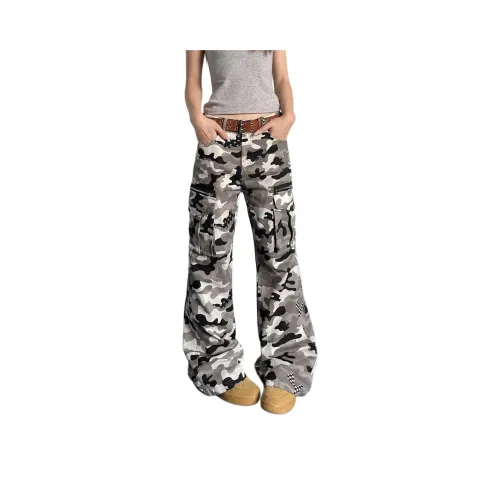 ZHUFEI Камуфляж Женские Джинсы