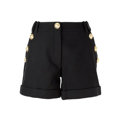 BALMAIN Черные Женские Повседневные Шорты