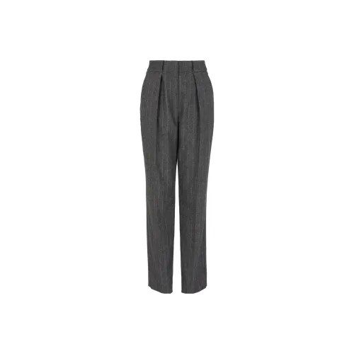 EMPORIO ARMANI Серые Женские Костюмные Брюки