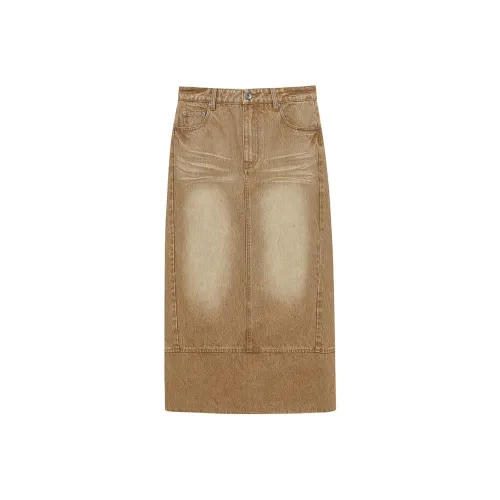 NANS STUDIO Denim Long Skirt Women's