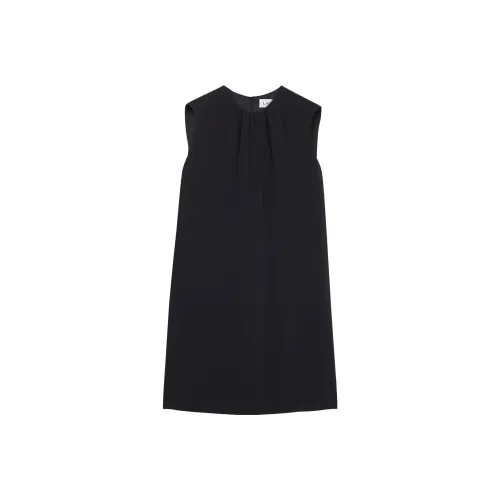 Lanvin Черные Женские Платья без рукавов