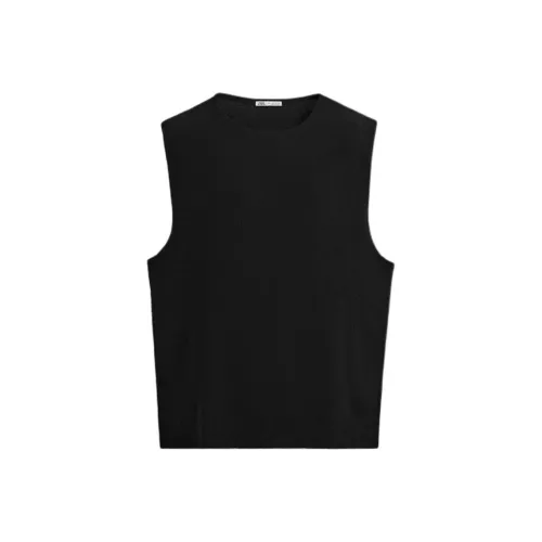 ZARA Мужские майки черного цвета