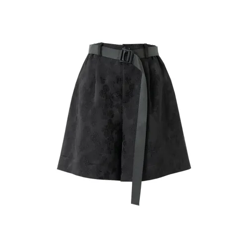 SOON FLOWER Повседневные шорты Женские Черные