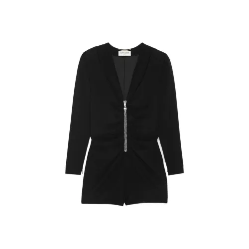 SAINT LAURENT Черные Женские Комбинезоны