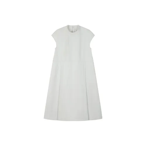 Muji Женские Платья с Коротким Рукавом