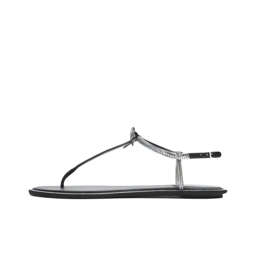 RENE CAOVILLA Caterina One Strap Sandals 1cm Women's Black RENE CAOVILLA Caterina One Ремешок Сандалии 1см Женские Черные