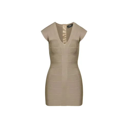 ARITZIA FW24 Ten Flicker Платье Короткий рукав Платье Женское Fluent Тауповый Тауповый