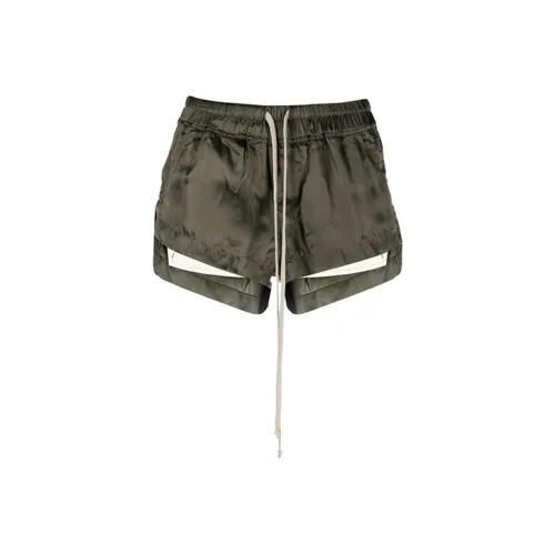 RICK OWENS Зеленые Женские Повседневные Шорты