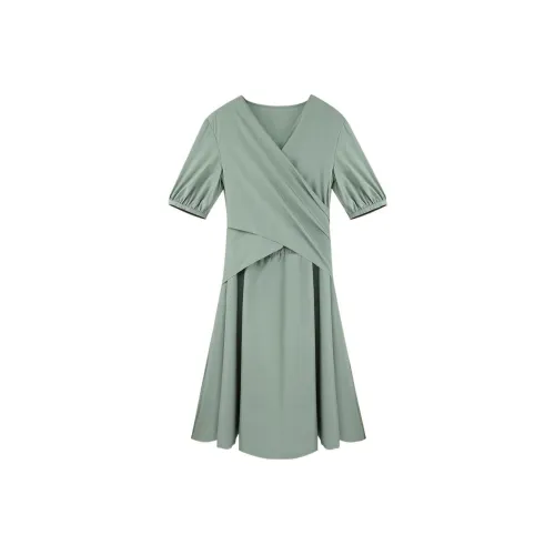 THE SEA LIFE Плиссированная юбка Платье Бирюзовый