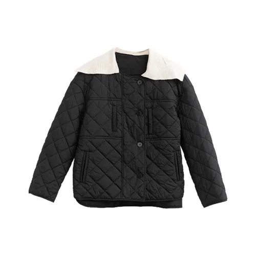 ZIMO Хлопковый пуховик женский черный