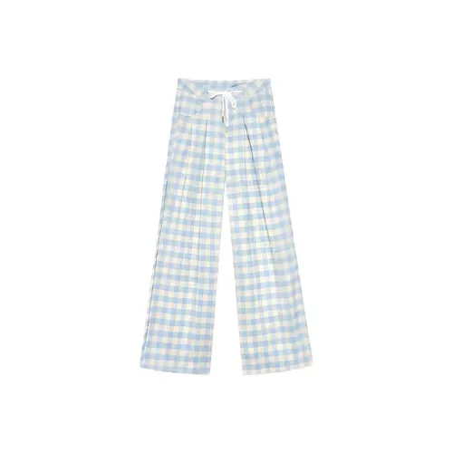 MO VOICE Повседневные брюки Женские Синий