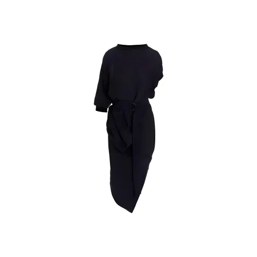 Vivienne Westwood Black Женские Короткие Платья с Рукавами