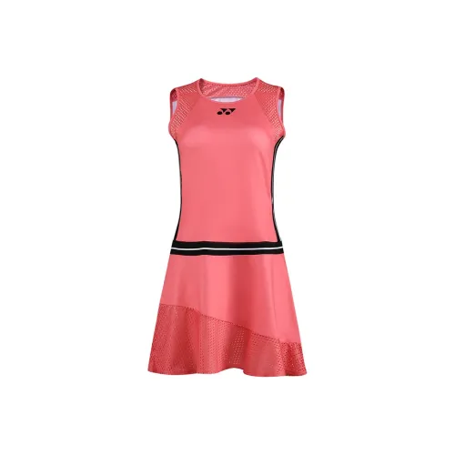 YONEX Коралловые Женские Платья без рукавов