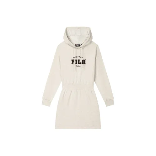 FILA Сыры Вересковый серый Женские Длинные Рукава Платья