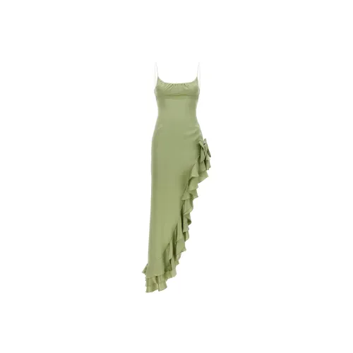 Alessandra Rich Светло-оливковый зеленый Женские слиплатья