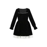 Чёрный, укороченный