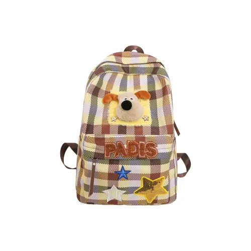 Homeboisportclub Нейлоновый рюкзак унисекс в клетку желтый