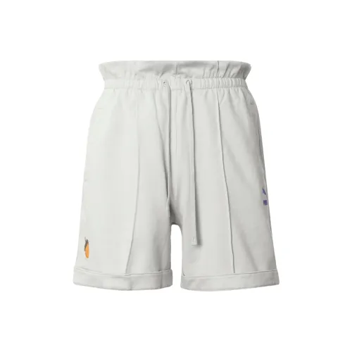 PUMA Светло-серые Женские Повседневные Шорты