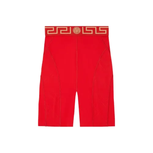 VERSACE JEANS COUTURE SS22 Повседневные шорты Женские Красные