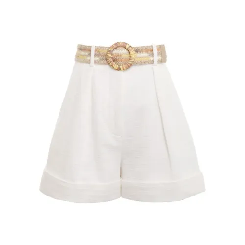 Zimmermann Повседневные шорты Женские Белые