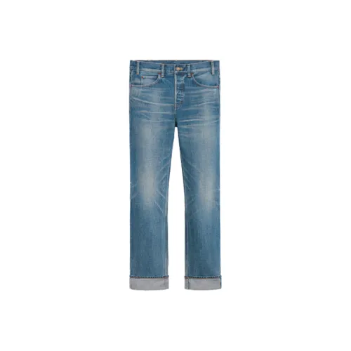 CELINE Синие Женские Джинсы