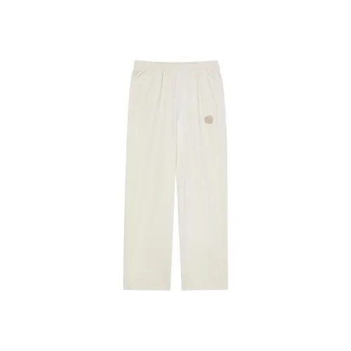 QIAODAN Вязаные спортивные брюки женские кремово-белые