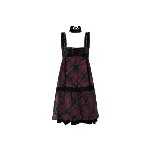 A11·N22 Клетчатый Женские Слиплатья